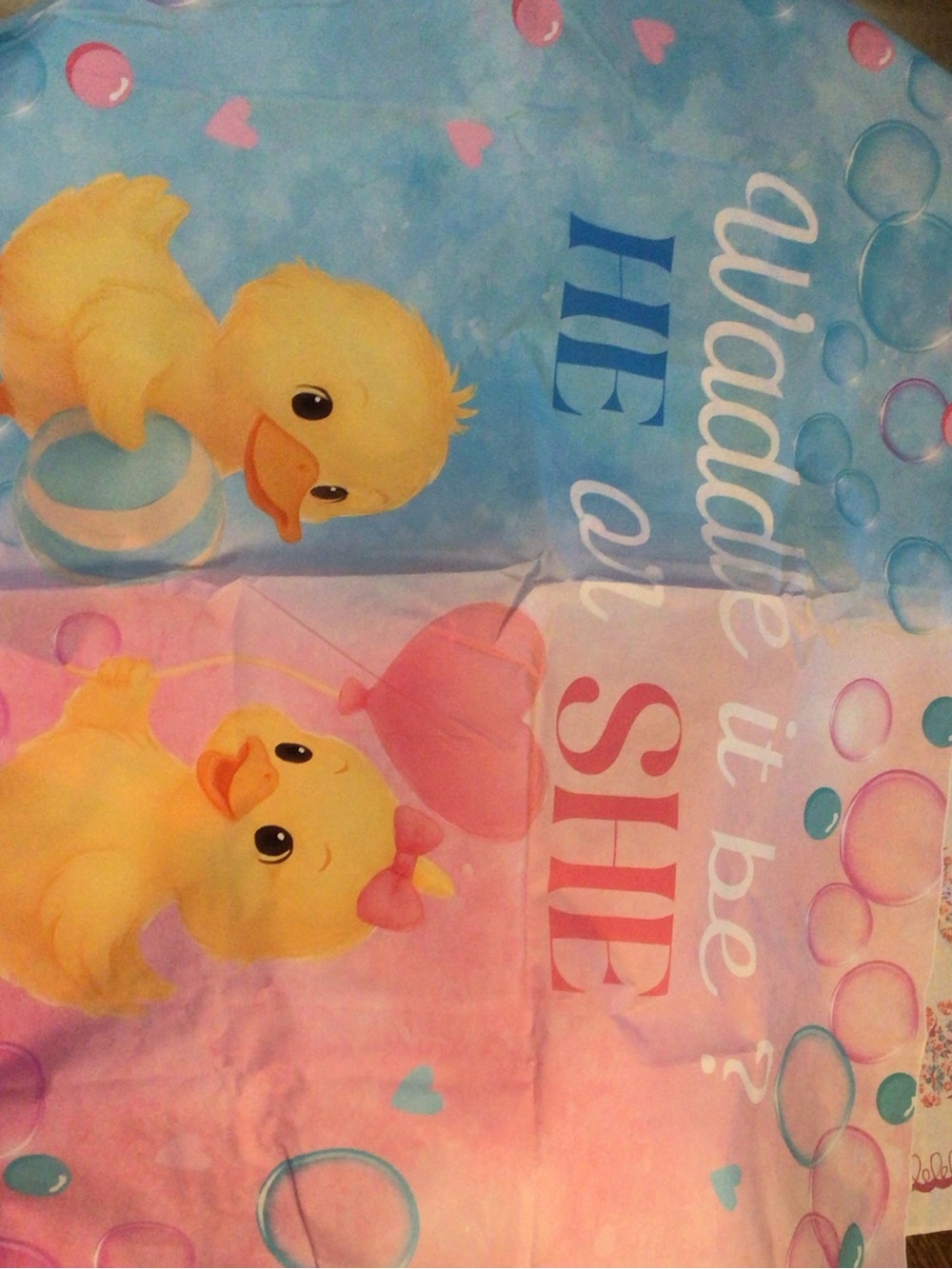 “Waddle it be, He or She” Gender Reveal items